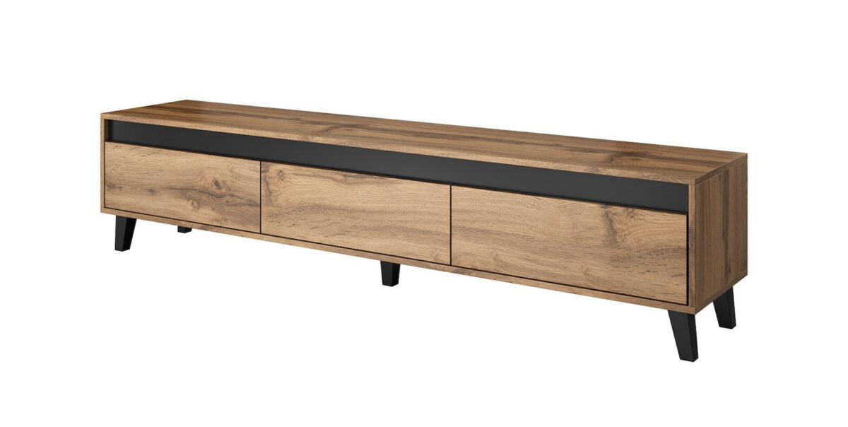 Ξύλινο Nord Wotan/Antracite 185x38x42εκ. - Image 1