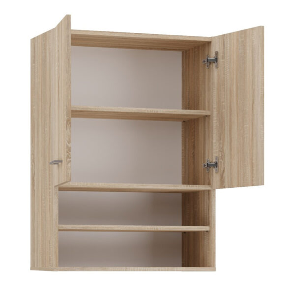 Topeshop Ντουλάπι Μπάνιου Μ64xΒ30xΥ90cm Sonoma