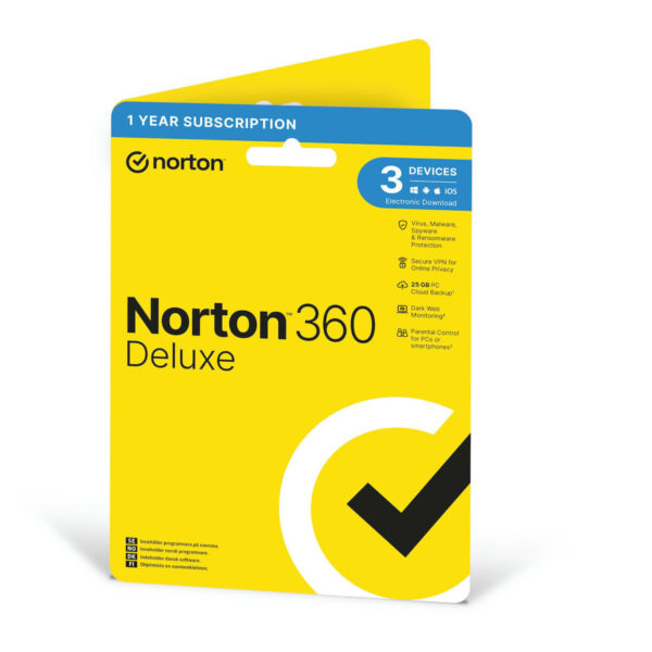 Norton 360 Deluxe για 3 Συσκευές και 1 Έτος Χρήσης (Ηλεκτρονική Άδεια)