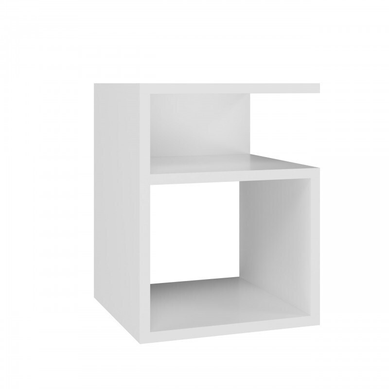 20231215153521_komodino_xylino_leyko_30x30x40cm_1456467 Ξύλινο Λευκό 30x30x40cm 1456467 - Image 1