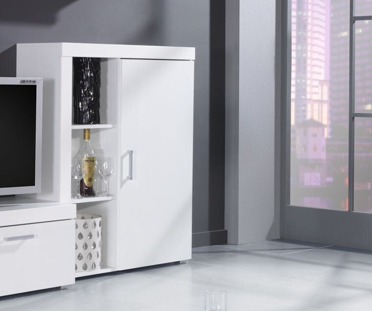 20231228164817_samba_epidapedia_vitrina_saloniou_apo_moriosanida_white_white_gloss_90x35x114cm Samba Επιδαπέδια Βιτρίνα από Μοριοσανίδα 90x35x114cm - Image 1
