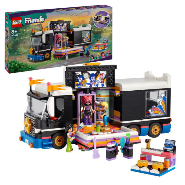Lego Friends Pop Star Music Tour Bus για 8+ Ετών