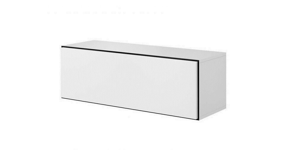20240109162412_ntoulapi_white_black_white-1 Ντουλάπι Τοίχου Roco RO1 112x37x39εκ. White/Black/White - Image 1