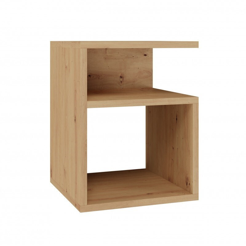 20240111092849_komodino_xylino_kafe_30x30x40cm Ξύλινο Καφέ 30x30x40cm - Image 1