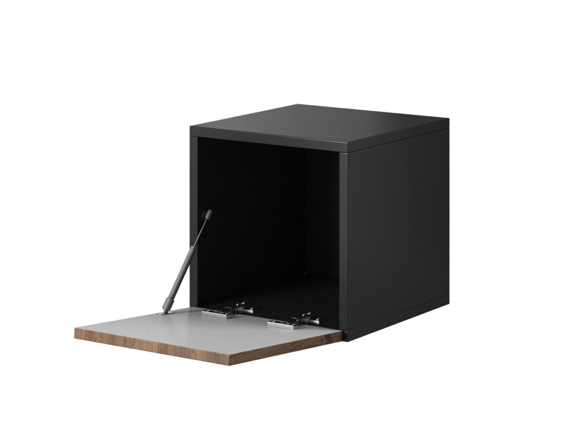 Ντουλάπι Τοίχου Roco R05 37x37x39εκ. Antracite/Wotan Oak - Image 1
