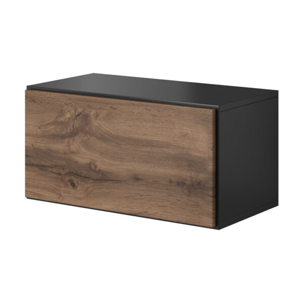 Ντουλάπι Τοίχου Roco Ro3 75x37x39εκ. Antracite/Wotan Oak