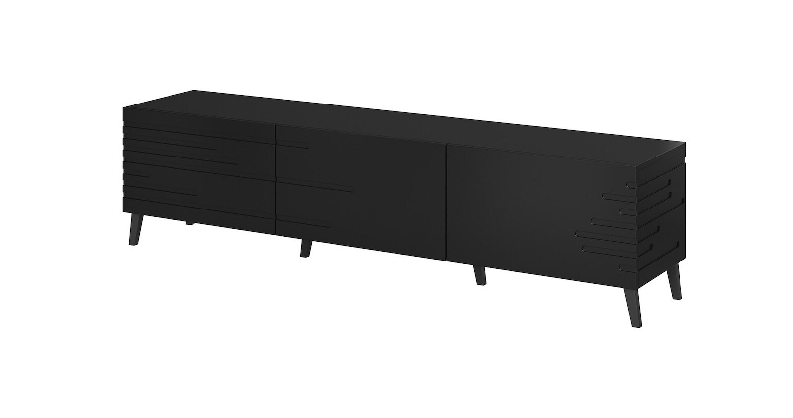 20240111161655_epiplo_tileorasis_xylino_mayro_m186xp40xy48cm Ξύλινο Μαύρο 186x40x48εκ. - Image 1