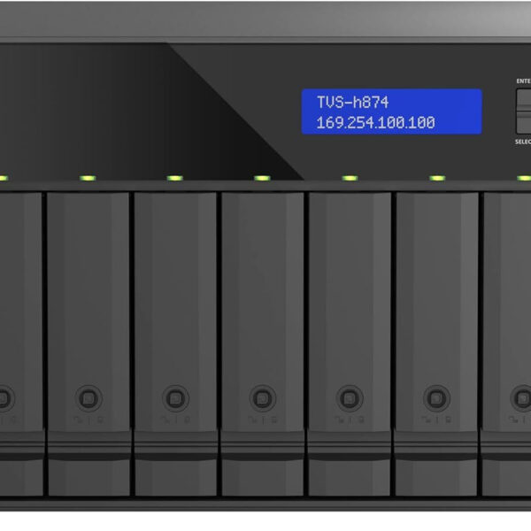 QNap NAS με 3 θέσεις για HDD/SSD (TVS-h874-i7-32G)