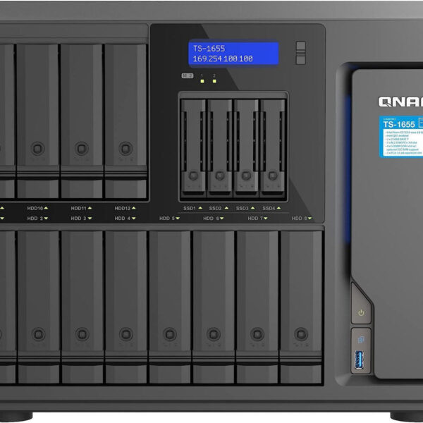 QNap NAS με 16 θέσεις για HDD/SSD (TS-1655-8G)