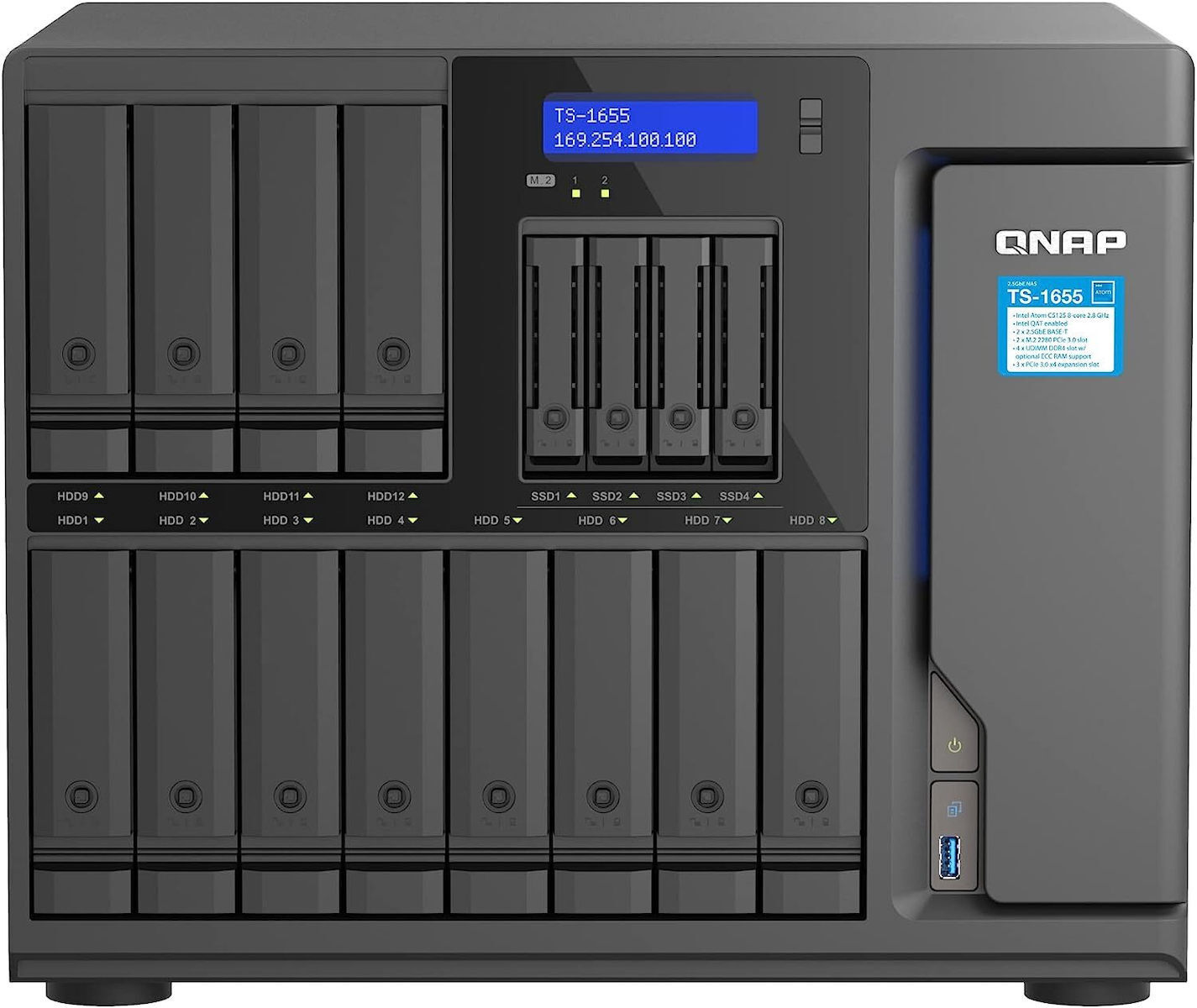 20240125094748_qnap_nas_tower_ts_1655_8g QNap NAS με 16 θέσεις για HDD/SSD (TS-1655-8G) - Image 1