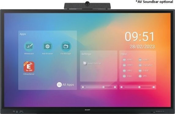 Sharp Διαδραστικός Πίνακας Αφής 75" Android