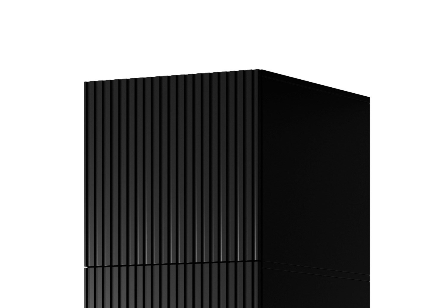 20240130154008_orthogonio_patari_ntoulapas_apo_moriosanida_black_matt_45by55_5cm Cama Ορθογώνιο Πατάρι Ντουλάπας από Μοριοσανίδα Black Matt 45x55.5x45cm - Image 1