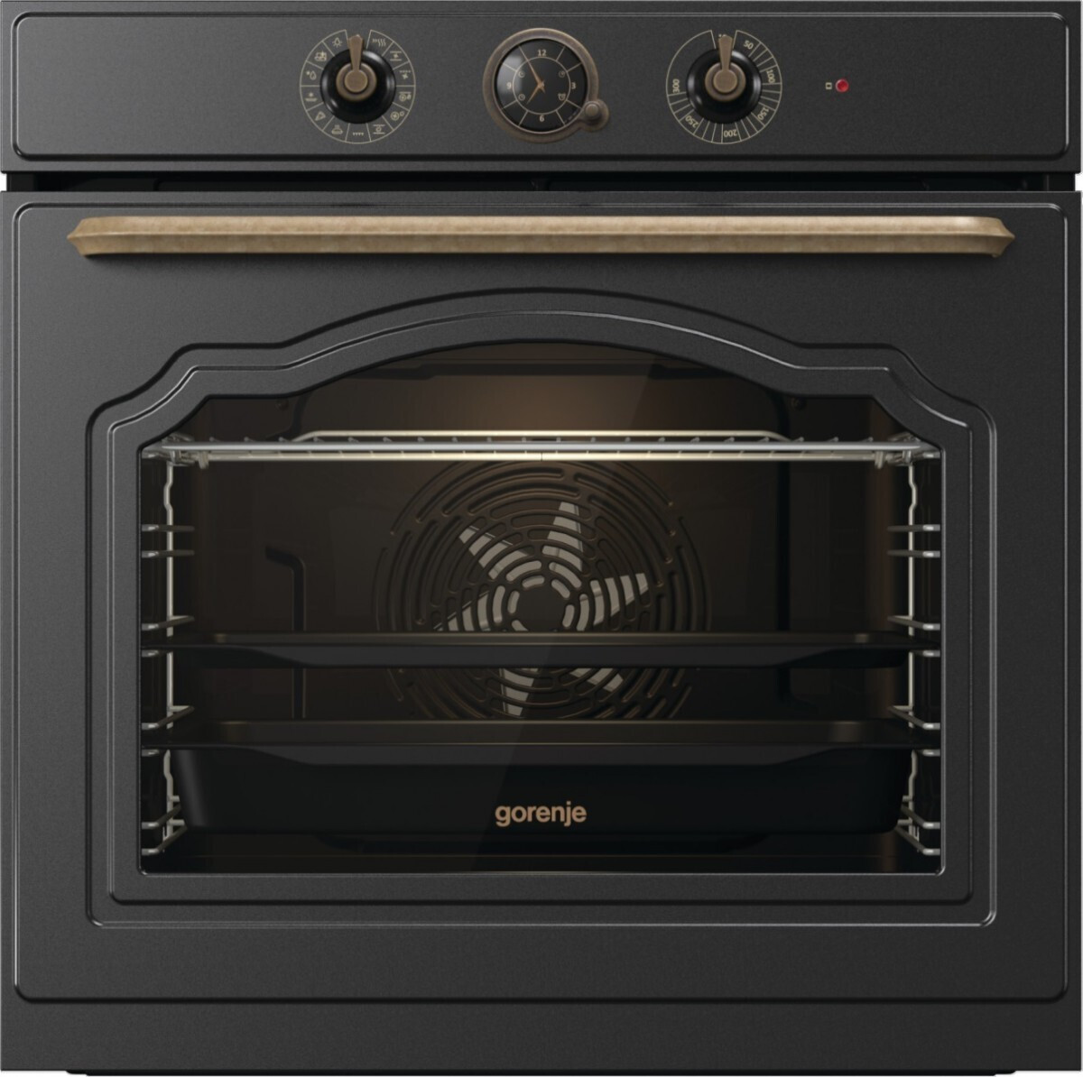 Gorenje BOS67371CLB Φούρνος άνω Πάγκου 77lt Π59.5εκ. Μαύρος