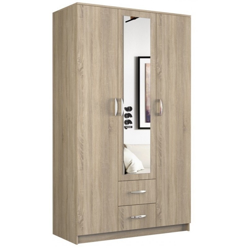 20240131161431_difylli_ntoulapa_rouchon_romana_120_son_l_me_kathrepti_oak_120x52x205cm Δίφυλλη Romana 120 Son L με Καθρέπτη 120x52x205cm Oak - Image 1