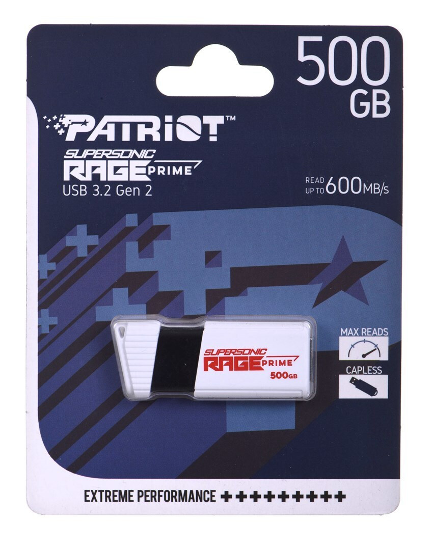 Patriot Rage Prime 600 512GB USB 3.2 Λευκό
