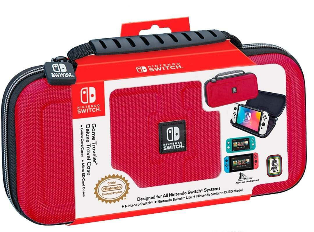 Nacon Deluxe Θήκη Μεταφοράς Switch / Switch Lite / Switch OLED Κόκκινη - Image 1
