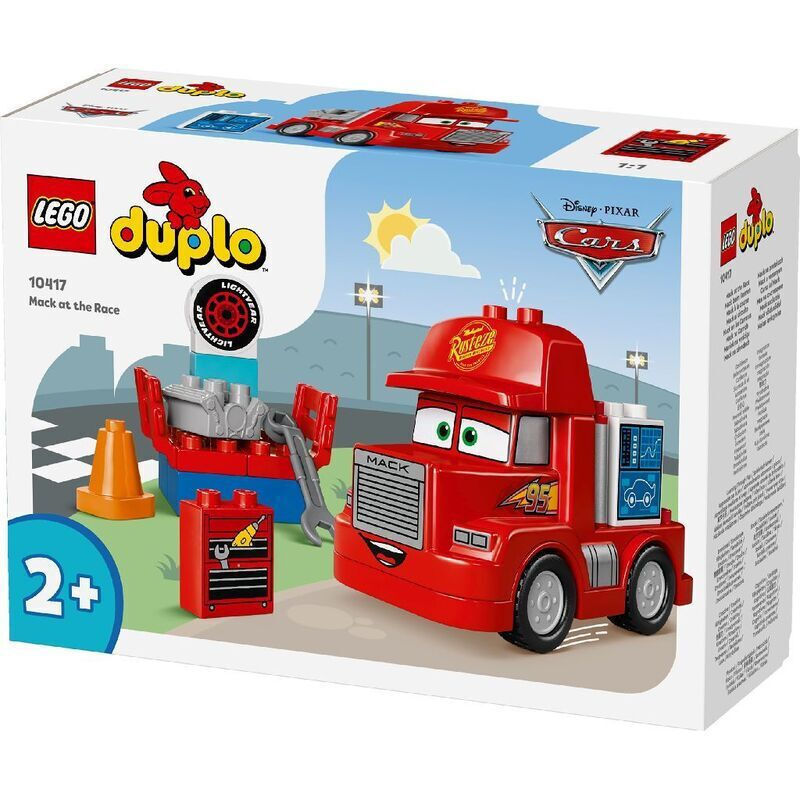 20240221091508_lego_duplo_mack_at_the_race_gia_2_eton_10417 Lego Disney Mack At The Race για 2+ Ετών 14τμχ - Image 1