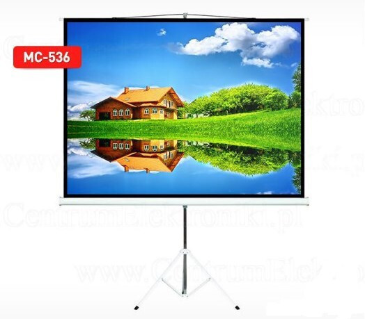 Maclean Energy Οθόνη Προβολής Projector Δαπέδου με Λόγο Εικόνας 1:1 200x200cm / 112"