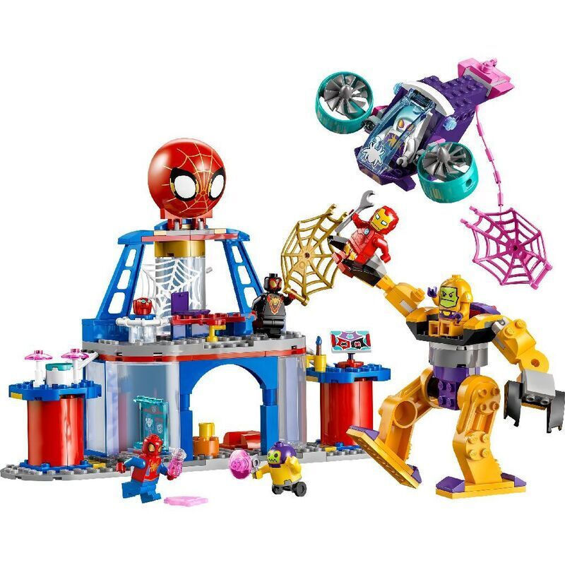 20240223091339_cd1fb60d Lego Spider-Man Super Heroes Spidey Web Spinner Headquartets για 4+ Ετών - Image 2