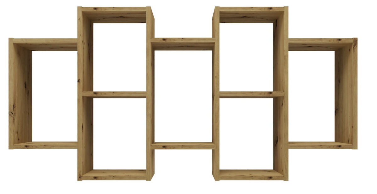 Βιβλιοθήκη 129x20x65εκ. Oak Artisan - Image 1