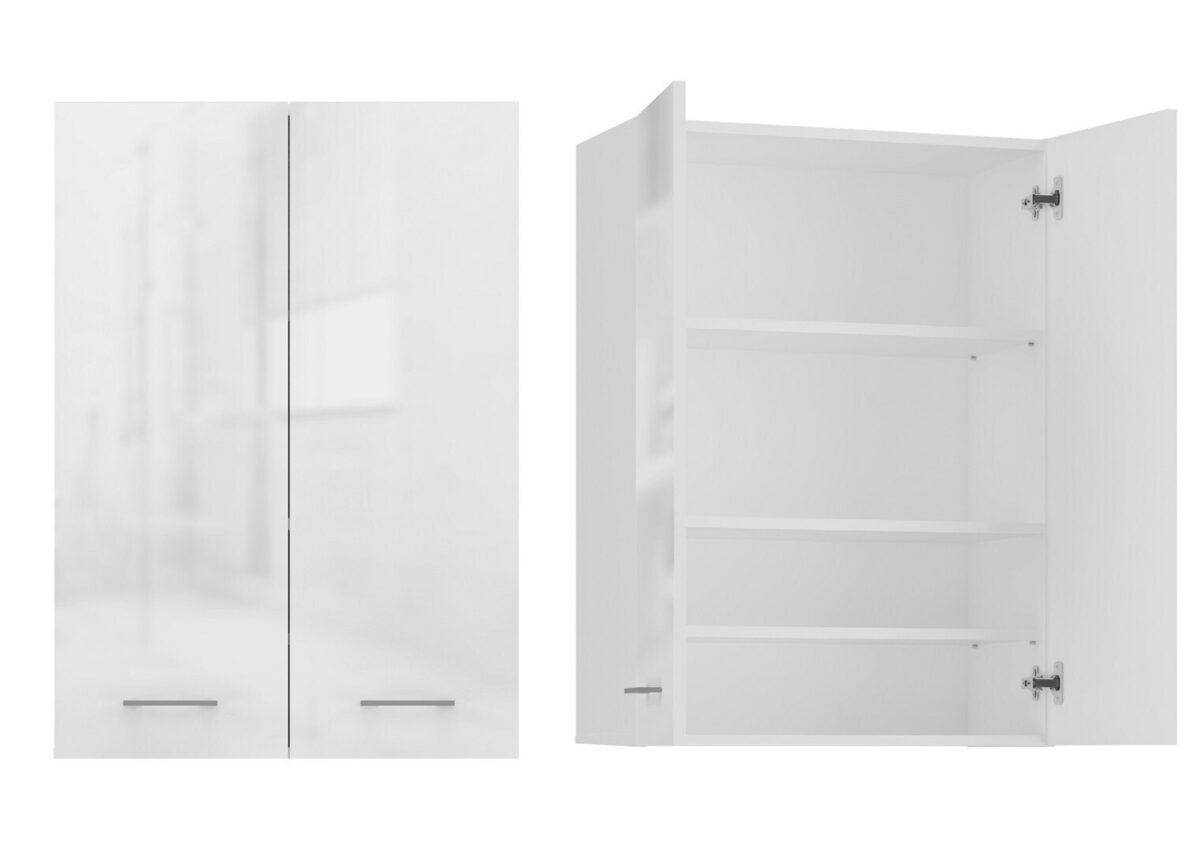 Topeshop Pola Ντουλάπι Μπάνιου Μ64xΒ30xΥ90cm Λευκό - Image 1