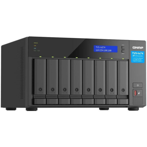 QNap NAS με 8 θέσεις για HDD/M.2/SSD (TVS-h874X-i9-64G)