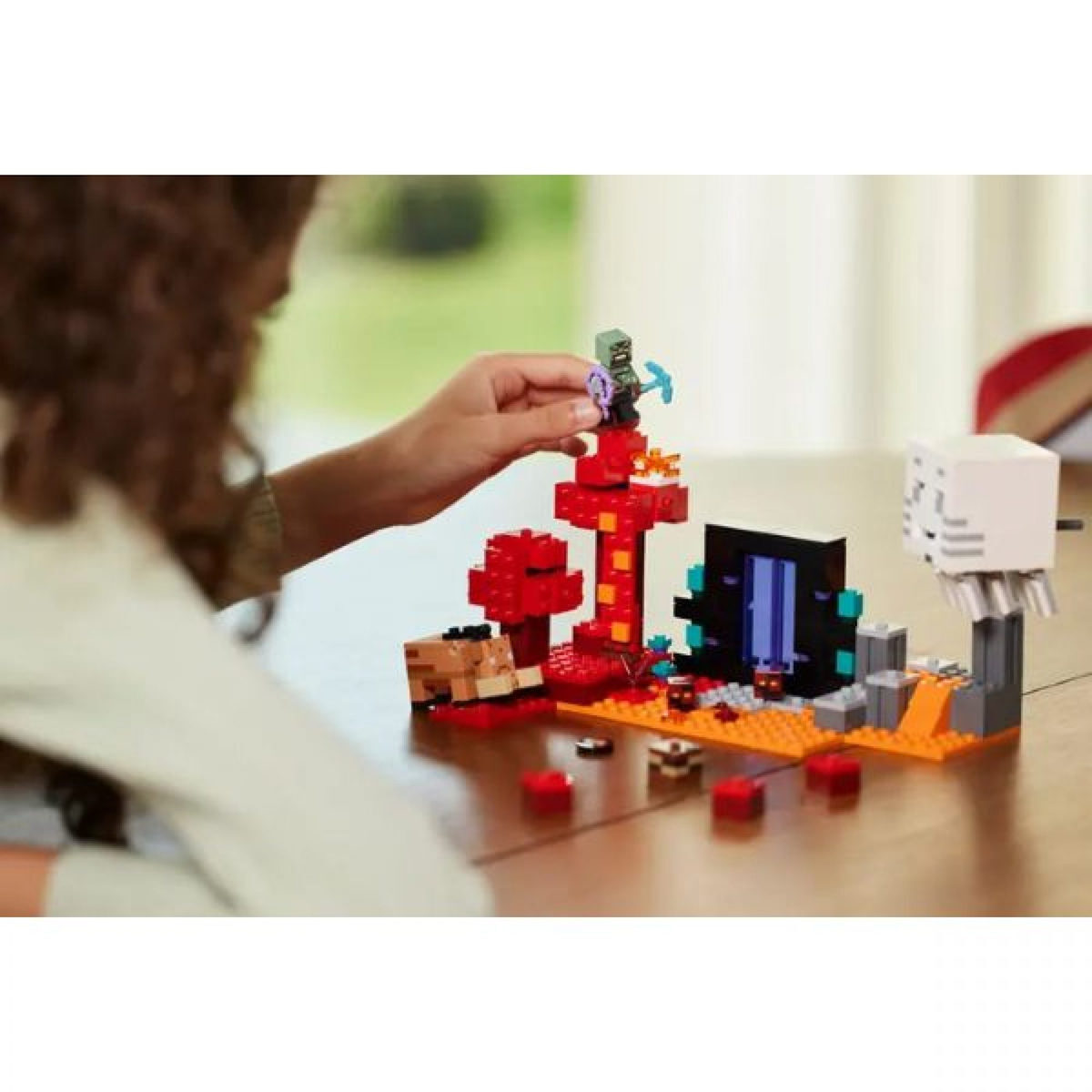 20240402102800_2783f5b3 Lego Minecraft The Nether Portal Ambush για 8+ Ετών - Image 4