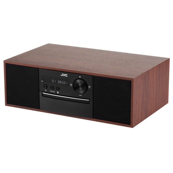 JVC Ηχοσύστημα 2.0 RD-E761 16W με CD Player και Bluetooth Καφέ