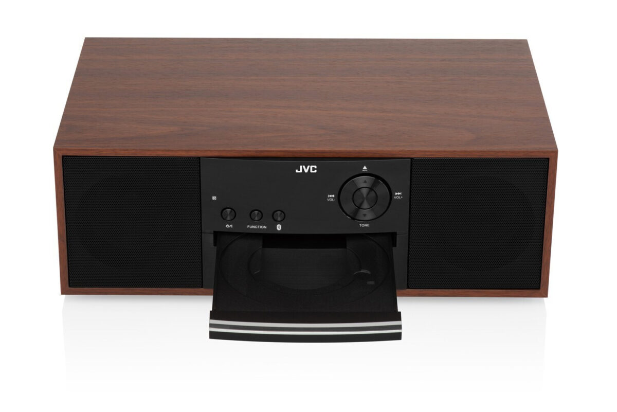 JVC Ηχοσύστημα 2.0 RD-E761 16W με CD Player και Bluetooth Καφέ - Image 5