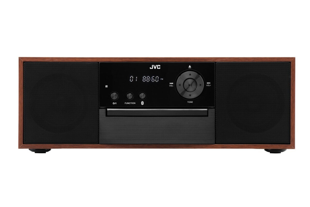 JVC Ηχοσύστημα 2.0 RD-E761 16W με CD Player και Bluetooth Καφέ - Image 7