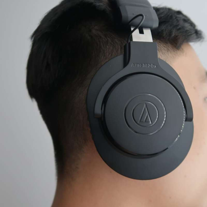 20240415104804_f0d71b90 Audio Technica ATH-M20xBT Bluetooth / 3.5mm με 60 ώρες Λειτουργίας Μαύρα - Image 7