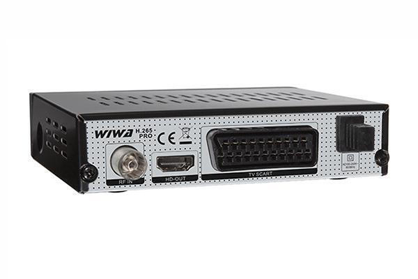 WIWA H.265 Pro Ψηφιακός Δέκτης Mpeg-4 Full HD (1080p) με Λειτουργία PVR (Εγγραφή σε USB) Σύνδεσεις SCART / HDMI / USB