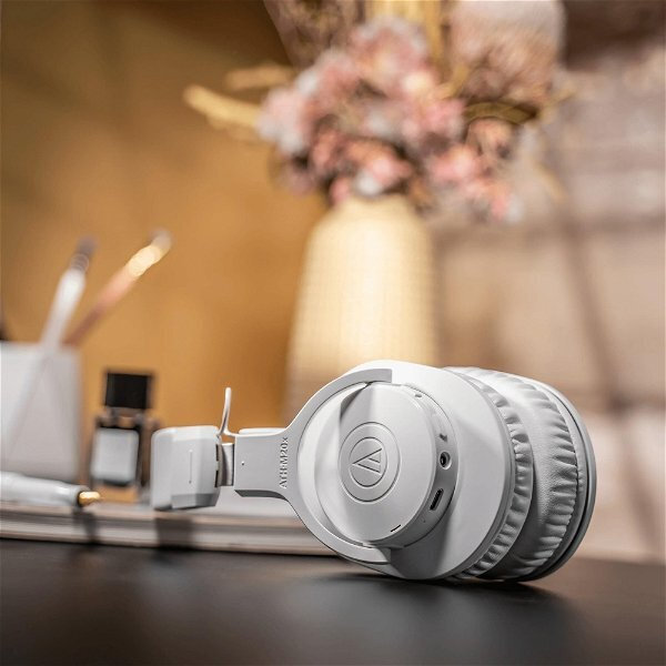 20240419105623_bdb11018 Audio Technica ATH-M20xBT Bluetooth / 3.5mm με 60 ώρες Λειτουργίας Λευκά - Image 4