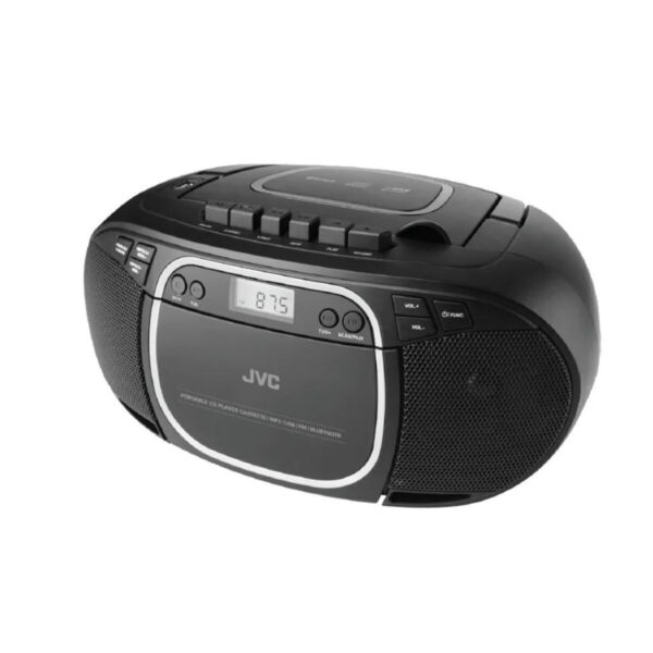 JVC Φορητό Ηχοσύστημα με CD σε Μαύρο Χρώμα