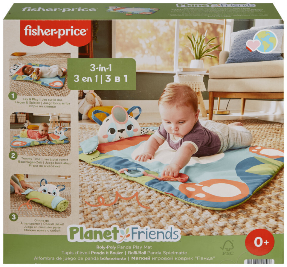 20240422123753_463ccb95 Mattel Χαλάκι Δραστηριοτήτων Planet Friends Rolypoly Panta Play Mat Πολύχρωμο για Νεογέννητα (MxΠxΥ) 71.12x71.12x2cm - Image 5