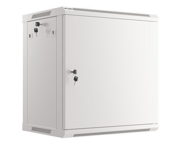 Lanberg Επιτοίχια Καμπίνα Rack 12U Γκρι WF01-6412-00S