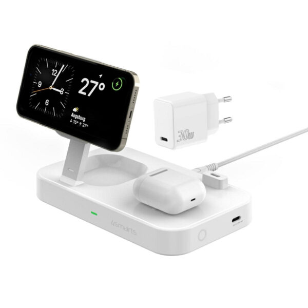 4Smarts 540998 Ασύρματος Qi2 30W με Καλώδιο USB-C