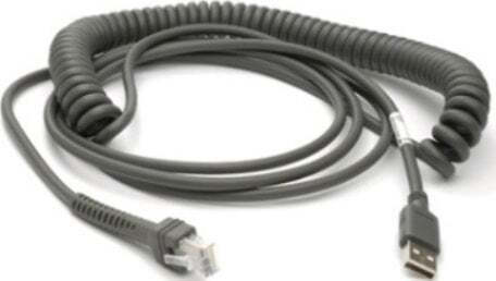 Zebra USB 2.0 Cable USB-A male - RJ45 Μαύρο 4.6m CBA-U29-C15ZBR