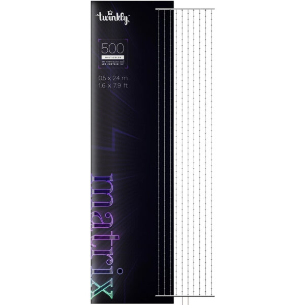 Twinkly Διακοσμητικό Φωτιστικό με Φωτισμό RGB LED Διάφανο