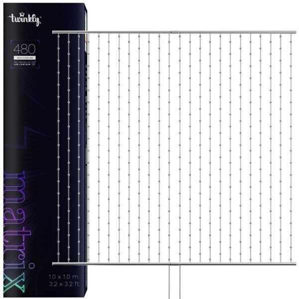 Twinkly Διακοσμητικό Φωτιστικό με Φωτισμό RGB LED Διάφανο