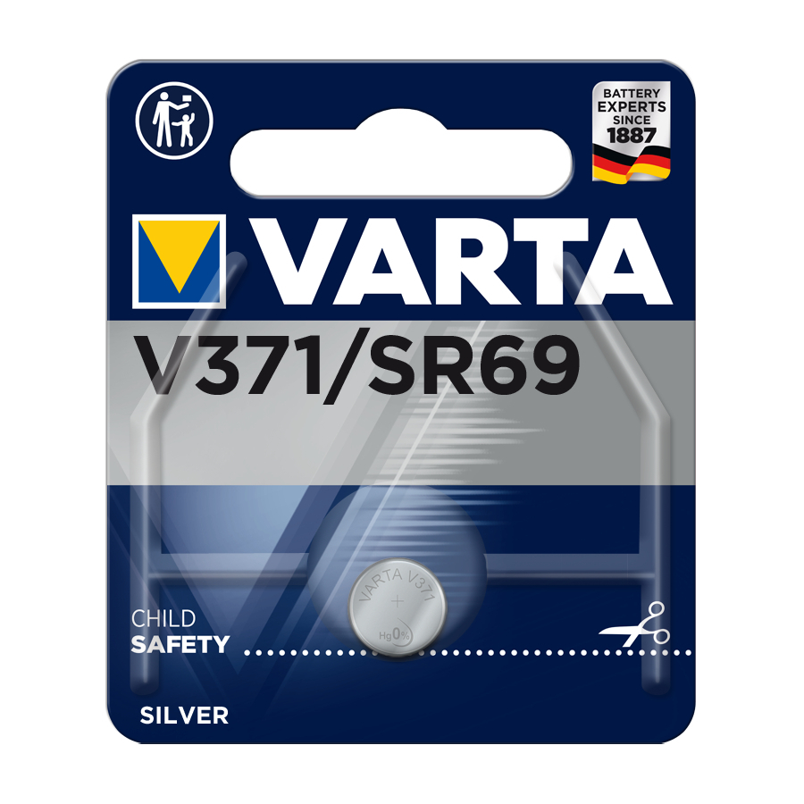 20240508131050_varta_professional_electronics_v371_mpataria_silver_oxide_rologion_sr69_1_55v_1tmch Varta Professional Electronics V371 Μπαταρία Silver Oxide Ρολογιών SR69 1.55V 1τμχ - Image 1