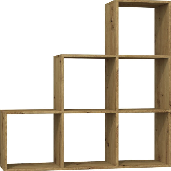 Ραφιέρα Δαπέδου Step 115x30x115εκ. Oak