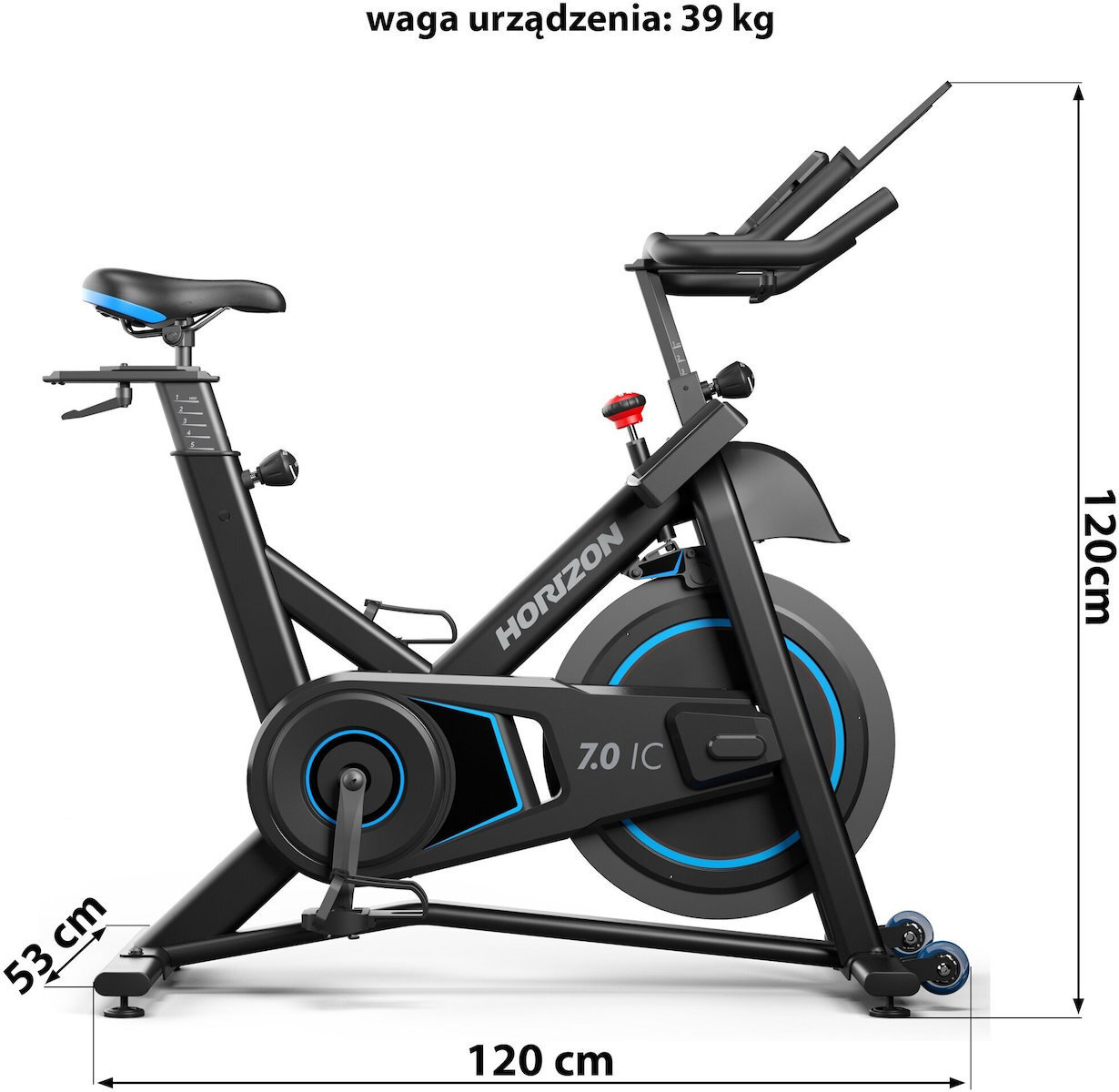 20240531142908_8bf8a612 Horizon Fitness 7.0 IC Ποδήλατο Spinning Μαγνητικό με Ροδάκια - Image 6