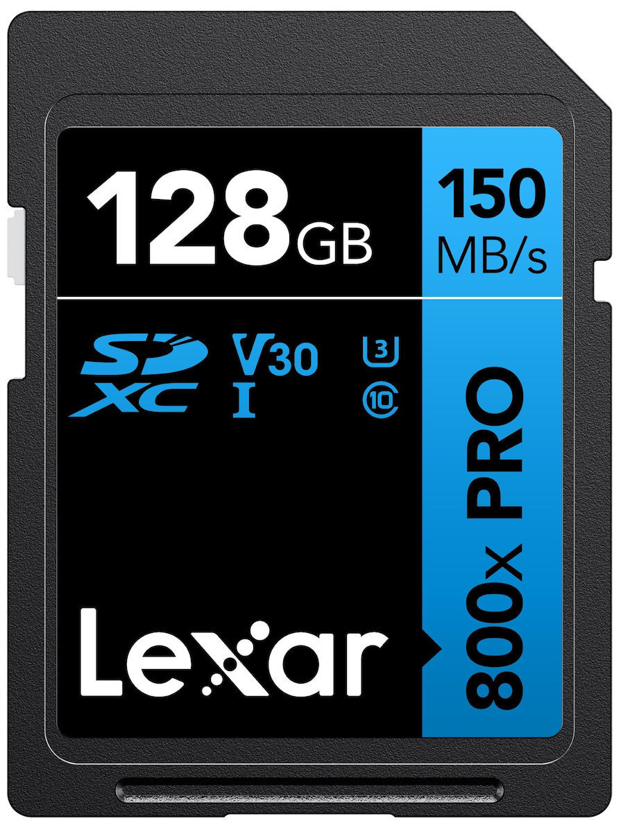 Lexar Professional 800x SDXC 128GB Class 10 U1 UHS-I