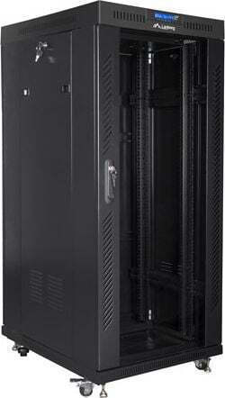 Lanberg Επιδαπέδια Καμπίνα Rack 27U Γκρι FF01-8027-12BL