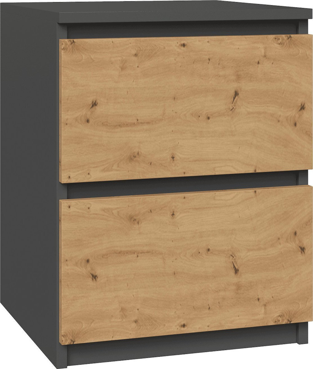 20240604144722_komodino_artisan_xylino_mayro_40x40x52cm Artisan Ξύλινο Μαύρο 40x40x52cm - Image 1