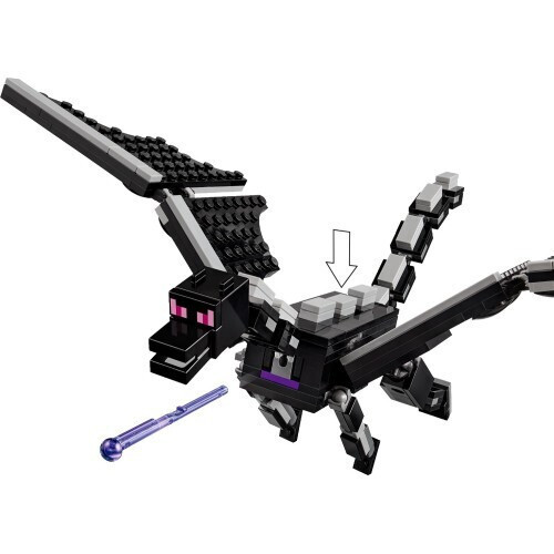 20240606095528_4e344fd2 Lego Minecraft The Ender Dragon and End Ship για 8+ Ετών - Image 5