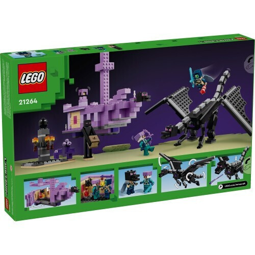 20240606095531_6c033f95 Lego Minecraft The Ender Dragon and End Ship για 8+ Ετών - Image 8