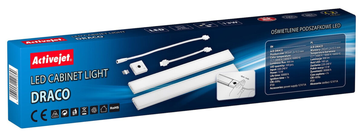 Active Jet LED Φωτιστικό Διακόπτης για Ντουλάπες - Image 2