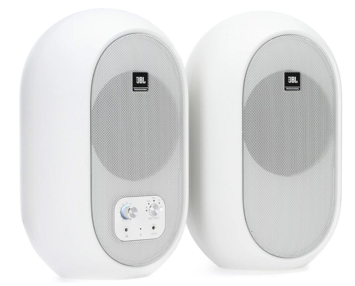 JBL One Series 104 Αυτοενισχυόμενα Ηχεία Studio Monitor 2 Δρόμων 60W (Ζεύγος) Λευκό - Image 3